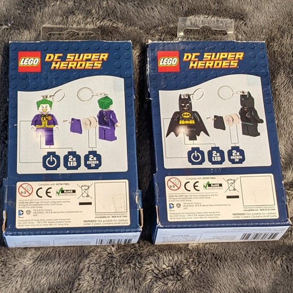 LEGO DC Super Heroes The Joker Batman LED Key chains - Picture 2 of 2